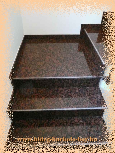 Gránit burkoló, lépcső Gránit burkoló, lépcső