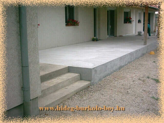 terasz beton