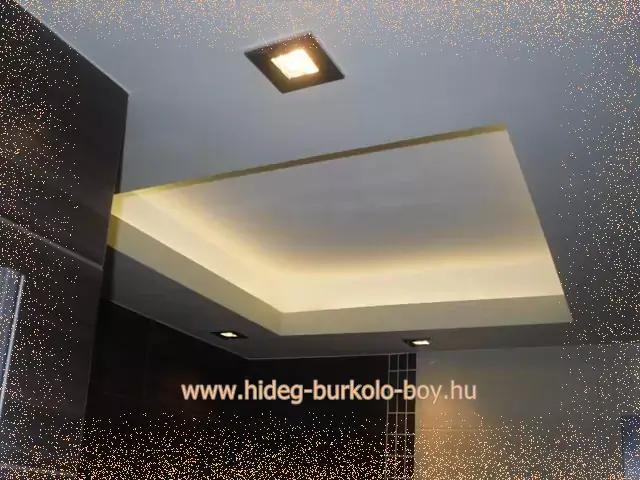 fürdőszoba álmennyezet szpot lámpával