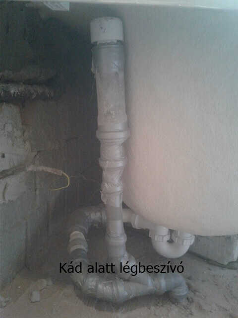 vákuum légbeeresztő kád alatt