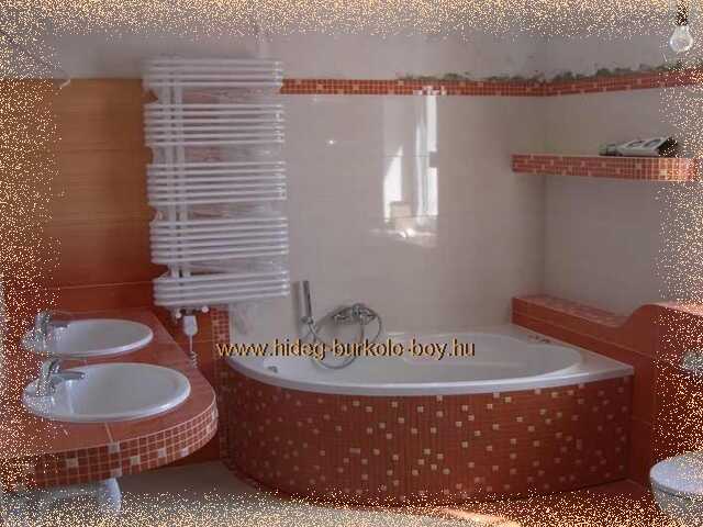 mozaik burkolat felhasználása fürdőszobában
